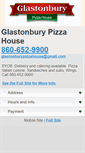 Mobile Screenshot of glastonburypizzahouse.com